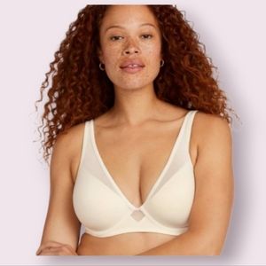 ThirdLove 24/7 Cotton Plunge Bra Size 34H